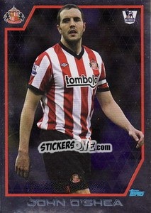 Sticker Star Player - John O'Shea - Premier League Inglese 2011-2012 n. 334 - Topps
