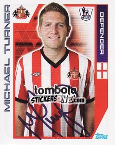 Figurina Michael Turner - Premier League Inglese 2011-2012 - Topps