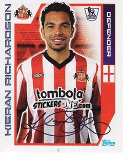 Sticker Kieran Richardson - Premier League Inglese 2011-2012 n. 341 - Topps