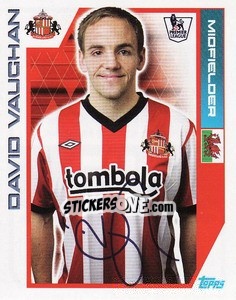 Sticker David Vaughan - Premier League Inglese 2011-2012 - Topps