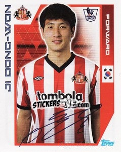 Figurina Ji Dong-Won - Premier League Inglese 2011-2012 - Topps
