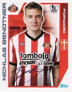 Figurina Nicklas Bendtner - Premier League Inglese 2011-2012 - Topps