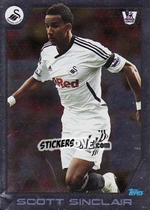 Sticker Star Player - Scott Sinclair - Premier League Inglese 2011-2012 - Topps