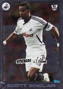 Figurina Star Player - Scott Sinclair - Premier League Inglese 2011-2012 - Topps