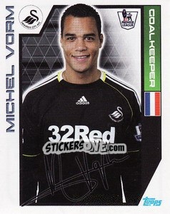 Cromo Michel Vorm - Premier League Inglese 2011-2012 - Topps