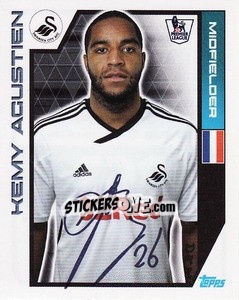 Sticker Kemy Agustien - Premier League Inglese 2011-2012 - Topps