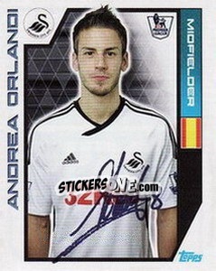 Sticker Andrea Orlandi - Premier League Inglese 2011-2012 - Topps
