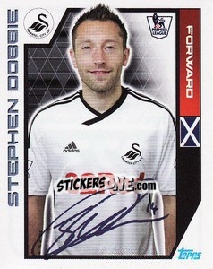 Sticker Stephen Dobbie - Premier League Inglese 2011-2012 n. 373 - Topps