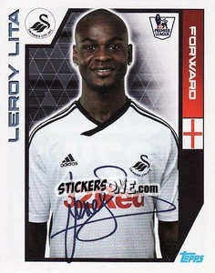 Sticker Leroy Lita - Premier League Inglese 2011-2012 n. 374 - Topps
