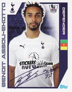 Sticker Benoit Assou-Ekotto - Premier League Inglese 2011-2012 - Topps