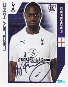 Sticker Ledley King - Premier League Inglese 2011-2012 n. 383 - Topps