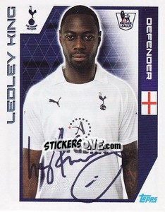 Figurina Ledley King - Premier League Inglese 2011-2012 - Topps