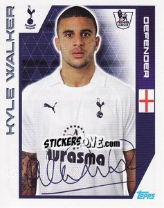 Figurina Kyle Walker - Premier League Inglese 2011-2012 - Topps