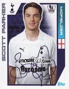 Sticker Scott Parker - Premier League Inglese 2011-2012 - Topps