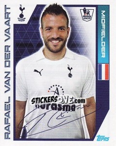 Sticker Rafael van der Vaart - Premier League Inglese 2011-2012 n. 387 - Topps
