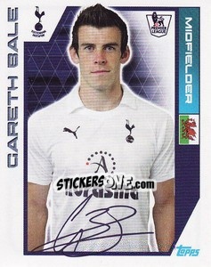 Figurina Gareth Bale - Premier League Inglese 2011-2012 - Topps
