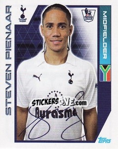 Sticker Steven Pienaar - Premier League Inglese 2011-2012 n. 389 - Topps