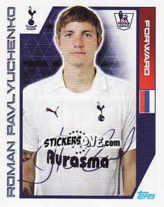 Sticker Roman Pavlyuchenko - Premier League Inglese 2011-2012 n. 394 - Topps
