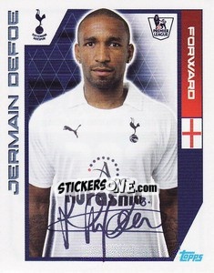 Sticker Jermain Defoe - Premier League Inglese 2011-2012 - Topps