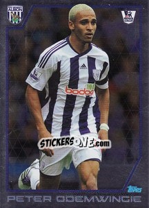 Sticker Star Player - Peter Odemwingie - Premier League Inglese 2011-2012 n. 400 - Topps