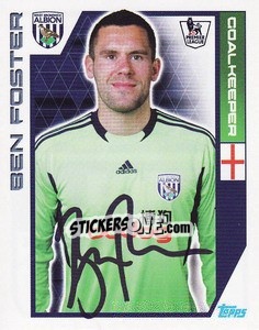 Sticker Ben Foster - Premier League Inglese 2011-2012 n. 401 - Topps