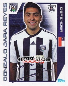 Sticker Gonzalo Jara - Premier League Inglese 2011-2012 - Topps