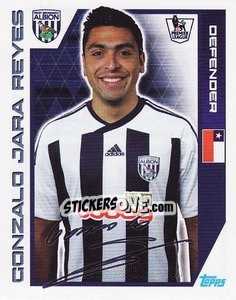 Sticker Gonzalo Jara - Premier League Inglese 2011-2012 n. 402 - Topps