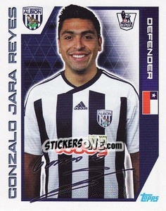 Cromo Gonzalo Jara - Premier League Inglese 2011-2012 - Topps