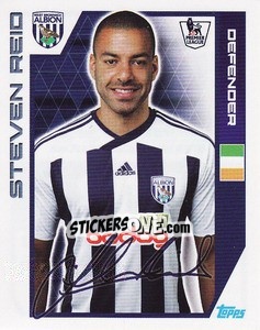 Sticker Steven Reid - Premier League Inglese 2011-2012 n. 403 - Topps