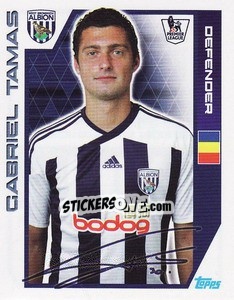 Sticker Gabriel Tamas - Premier League Inglese 2011-2012 n. 404 - Topps