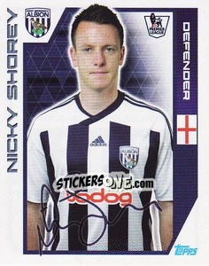 Sticker Nicky Shorey - Premier League Inglese 2011-2012 n. 405 - Topps