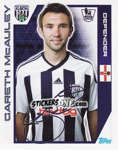 Sticker Gareth McAuley - Premier League Inglese 2011-2012 - Topps
