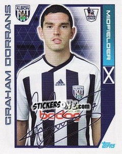 Sticker Graham Dorrans - Premier League Inglese 2011-2012 n. 408 - Topps