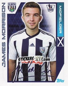 Sticker James Morrison - Premier League Inglese 2011-2012 - Topps