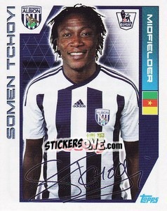 Sticker Somen Tchoyi - Premier League Inglese 2011-2012 n. 411 - Topps