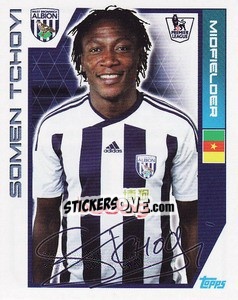 Figurina Somen Tchoyi - Premier League Inglese 2011-2012 - Topps