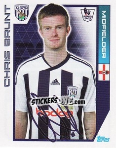 Sticker Chris Brunt - Premier League Inglese 2011-2012 - Topps