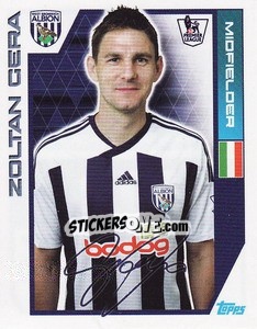 Sticker Zoltan Gera - Premier League Inglese 2011-2012 n. 413 - Topps