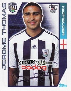 Sticker Jerome Thomas - Premier League Inglese 2011-2012 n. 414 - Topps