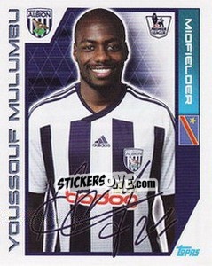 Sticker Youssouf Mulumbu - Premier League Inglese 2011-2012 - Topps