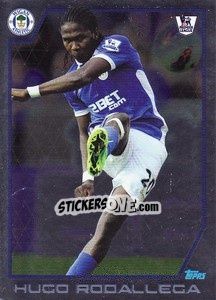 Figurina Star Player - Hugo Rodallega - Premier League Inglese 2011-2012 - Topps