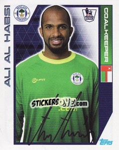 Sticker Ali Al Habsi - Premier League Inglese 2011-2012 n. 423 - Topps