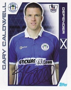 Sticker Gary Caldwell - Premier League Inglese 2011-2012 n. 428 - Topps