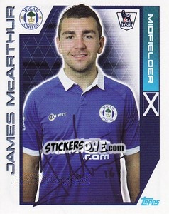 Sticker James McArthur - Premier League Inglese 2011-2012 n. 430 - Topps