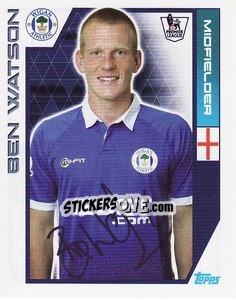 Figurina Ben Watson - Premier League Inglese 2011-2012 - Topps