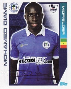 Figurina Mohamed Diame - Premier League Inglese 2011-2012 - Topps