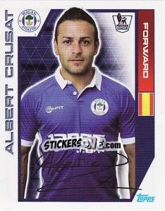 Sticker Albert Crusat - Premier League Inglese 2011-2012 n. 437 - Topps