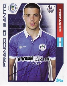 Sticker Franco Di Santo - Premier League Inglese 2011-2012 n. 439 - Topps