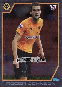 Figurina Star Player - Roger Johnson - Premier League Inglese 2011-2012 - Topps