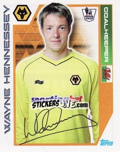 Figurina Wayne Hennessey - Premier League Inglese 2011-2012 - Topps